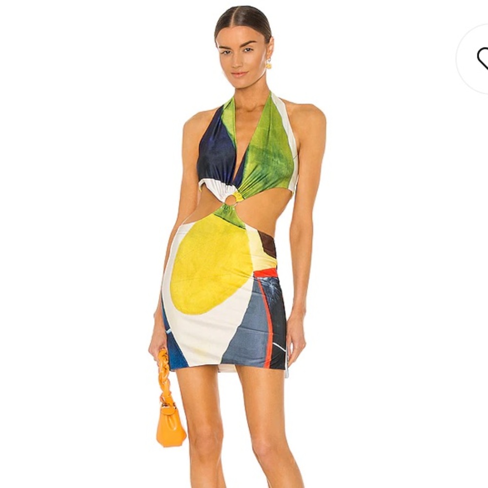 Gaia Mini Dress in Multi XS